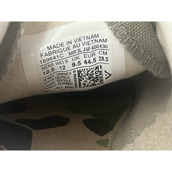 Converse Mens 10.5 (Women 12) Skidgrip Ox Oil Green Low Top Skater Grunge Y2K - Picture 8 of 9